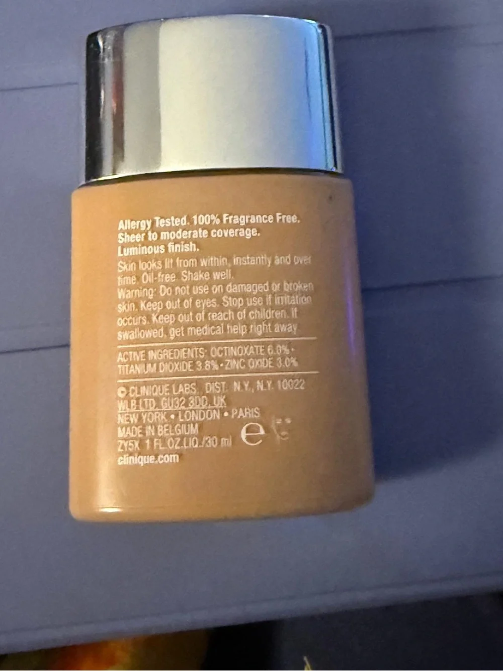Clinique barely used